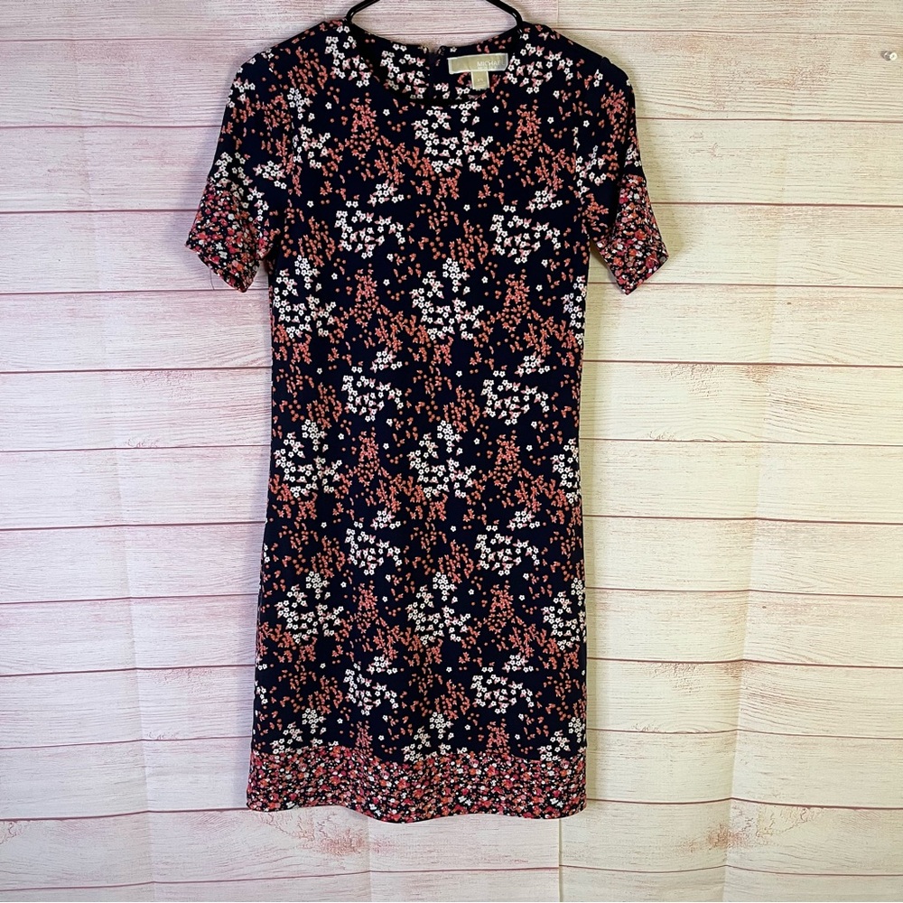 Micheal Michael Kors Blue Pink Floral Dress Size‎ XS